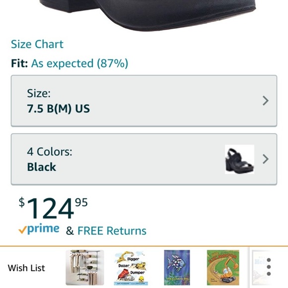 OTBT- black wedges- 7.5- worn only a couple of times, like brand new! - Picture 2 of 4